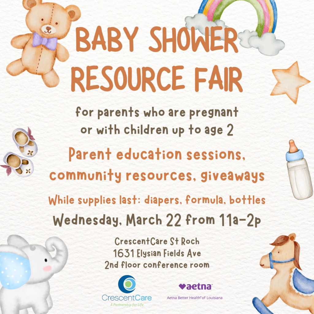 Free Baby Shower Resource Fair - March 22 » CrescentCare